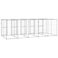 Outdoor Dog Kennel Galvanised Steel 12.1 m² Kings Warehouse 