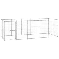 Outdoor Dog Kennel Galvanised Steel 12.1 m² Kings Warehouse 