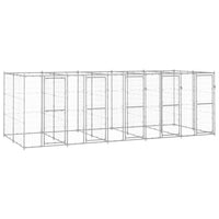 Outdoor Dog Kennel Galvanised Steel 12.1 m² Kings Warehouse 