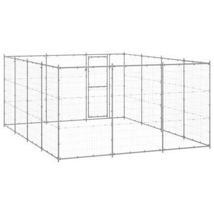 Outdoor Dog Kennel Galvanised Steel 14.52 m² Kings Warehouse 