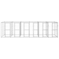 Outdoor Dog Kennel Galvanised Steel 14.52 m² Kings Warehouse 