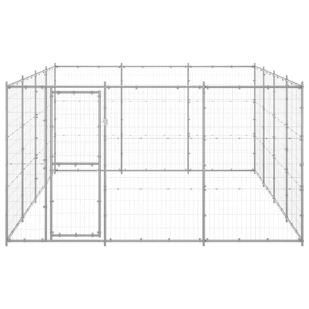 Outdoor Dog Kennel Galvanised Steel 14.52 m² Kings Warehouse 