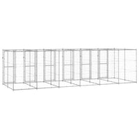 Outdoor Dog Kennel Galvanised Steel 14.52 m² Kings Warehouse 