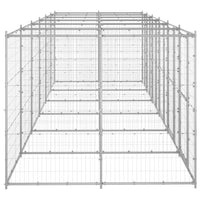 Outdoor Dog Kennel Galvanised Steel 14.52 m² Kings Warehouse 