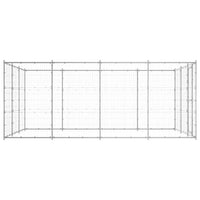 Outdoor Dog Kennel Galvanised Steel 14.52 m² Kings Warehouse 