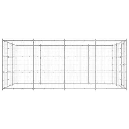 Outdoor Dog Kennel Galvanised Steel 14.52 m² Kings Warehouse 