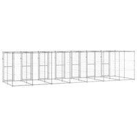 Outdoor Dog Kennel Galvanised Steel 16.94 m² Kings Warehouse 