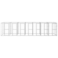 Outdoor Dog Kennel Galvanised Steel 16.94 m² Kings Warehouse 