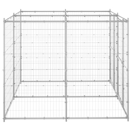 Outdoor Dog Kennel Galvanised Steel 4.84 m² Kings Warehouse 