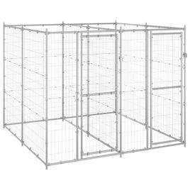 Outdoor Dog Kennel Galvanised Steel 4.84 m² Kings Warehouse 