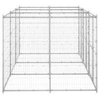 Outdoor Dog Kennel Galvanised Steel 7.26 m² Kings Warehouse 