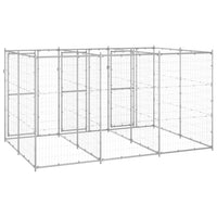 Outdoor Dog Kennel Galvanised Steel 7.26 m² Kings Warehouse 