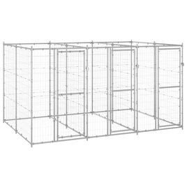 Outdoor Dog Kennel Galvanised Steel 7.26 m² Kings Warehouse 
