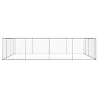 Outdoor Dog Kennel Galvanised Steel 760x760x185 cm Kings Warehouse 