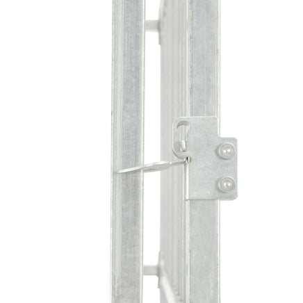 Outdoor Dog Kennel Galvanised Steel 760x760x185 cm Kings Warehouse 