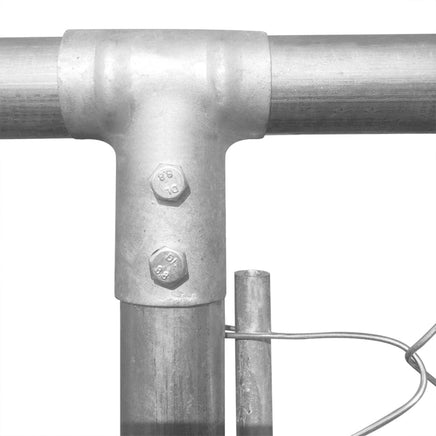 Outdoor Dog Kennel Galvanised Steel 950x570x185 cm Kings Warehouse 