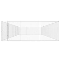 Outdoor Dog Kennel Galvanised Steel 950x570x185 cm Kings Warehouse 