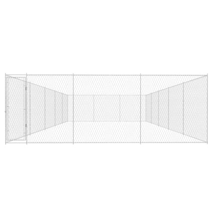 Outdoor Dog Kennel Galvanised Steel 950x570x185 cm Kings Warehouse 