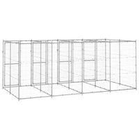 Outdoor Dog Kennel Galvanised Steel 9.68 m² Kings Warehouse 