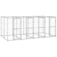 Outdoor Dog Kennel Galvanised Steel 9.68 m² Kings Warehouse 