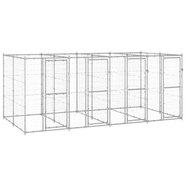 Outdoor Dog Kennel Galvanised Steel 9.68 m² Kings Warehouse 