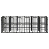 Outdoor Dog Kennel Steel 11.06 m² Kings Warehouse 