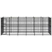 Outdoor Dog Kennel Steel 11.06 m² Kings Warehouse 