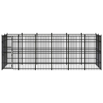 Outdoor Dog Kennel Steel 11.06 m² Kings Warehouse 