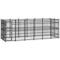 Outdoor Dog Kennel Steel 11.06 m² Kings Warehouse 