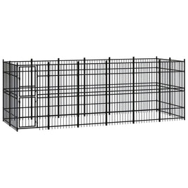 Outdoor Dog Kennel Steel 11.06 m² Kings Warehouse 