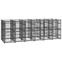 Outdoor Dog Kennel Steel 11.06 m² Kings Warehouse 