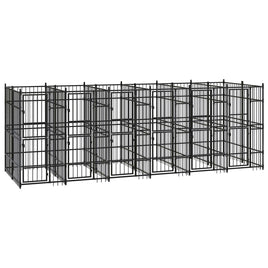 Outdoor Dog Kennel Steel 11.06 m² Kings Warehouse 
