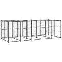 Outdoor Dog Kennel Steel 12.1 m² Kings Warehouse 