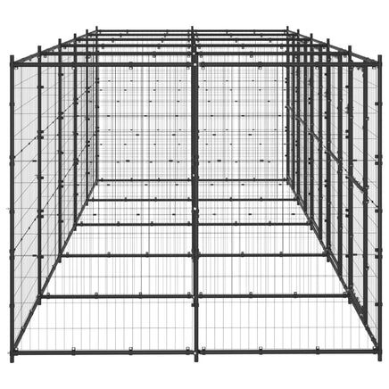Outdoor Dog Kennel Steel 12.1 m² Kings Warehouse 