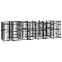 Outdoor Dog Kennel Steel 12.9 m² Kings Warehouse 