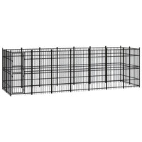 Outdoor Dog Kennel Steel 12.9 m² Kings Warehouse 