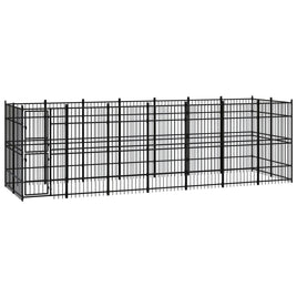 Outdoor Dog Kennel Steel 12.9 m² Kings Warehouse 