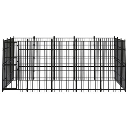 Outdoor Dog Kennel Steel 13.82 m² Kings Warehouse 
