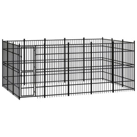 Outdoor Dog Kennel Steel 13.82 m² Kings Warehouse 
