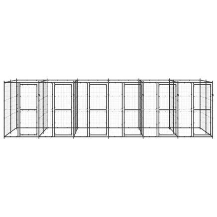 Outdoor Dog Kennel Steel 14.52 m² Kings Warehouse 