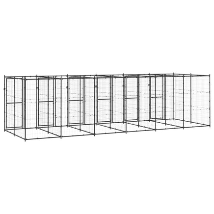 Outdoor Dog Kennel Steel 14.52 m² Kings Warehouse 