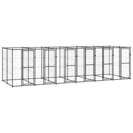 Outdoor Dog Kennel Steel 14.52 m² Kings Warehouse 