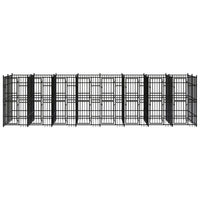 Outdoor Dog Kennel Steel 14.75 m² Kings Warehouse 
