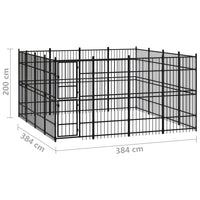 Outdoor Dog Kennel Steel 14.75 m² Kings Warehouse 