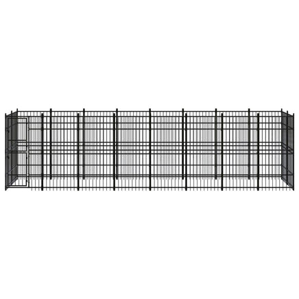 Outdoor Dog Kennel Steel 14.75 m² Kings Warehouse 