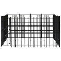 Outdoor Dog Kennel Steel 14.75 m² Kings Warehouse 