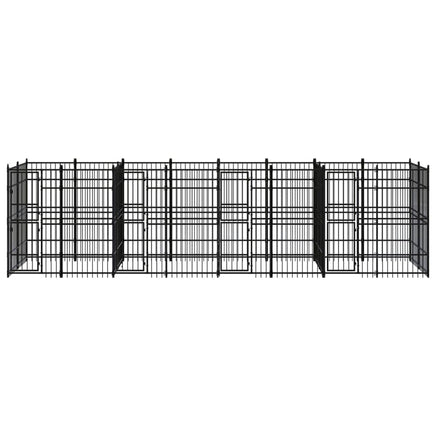 Outdoor Dog Kennel Steel 14.75 m² Kings Warehouse 