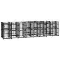 Outdoor Dog Kennel Steel 14.75 m² Kings Warehouse 