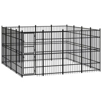Outdoor Dog Kennel Steel 14.75 m² Kings Warehouse 