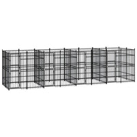 Outdoor Dog Kennel Steel 14.75 m² Kings Warehouse 